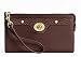 Authentic Coach Penelope Leather Zippy Clutch Wristlet Wallet 45647 Mahogany Brown