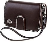 Olympus Slim Leather Case for Olympus Stylus 710, 720SW, 730 FE-180 and FE190 (Dark Brown)