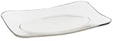 Rosenthal Free Spirit 15-1/2-Inch Clear Glass Angular Platter