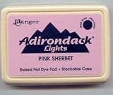 Review Ranger  / Adirondack Lights Dye Ink Pad - Pink Sherbert