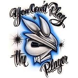 Can't Play The Player-Bunny Adult T-Shirt