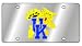 Kentucky, University of - License Plate - Stainless-Style