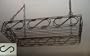 Wrought Iron Hanging Pot Rack with Hooks--Amish Made