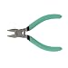 Xcelite S1415NJS Tapered Relieved Head Diagonal Cutter, Flush Jaw, 5" Length, 49/64" Jaw length, Green Cushion Grip