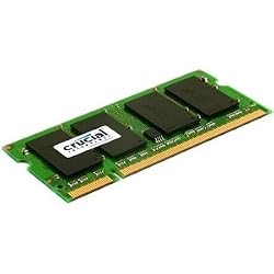 Crucial 2GB 256Mx64PC2-5300 CT25664AC667 DDR2 200-Pin SODIMM Laptop Memory