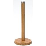 Lipper International Bamboo Standing Towel Holder with Metal Tip
