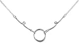 16 Sterling Silver Circle of Life Necklace
