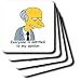 Everyone is entitled to my opinion - Set Of 8 Ceramic Tile Coasters