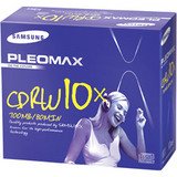 10x Rewritable CD-RW - 10 Pack
