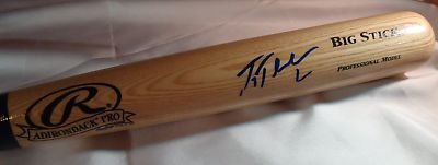 Troy Tulowitzki Signed Bat - F S * * W COA - Autographed MLB Bats