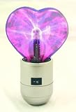 Creative Motion 10775-9 Silver Plasma Heart Nightlight