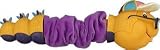 Vo-Toys Bungee Clarence Caterpillar Bone Plush and Vinyl Dog Toy