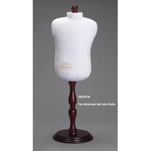 Dolls Dress Form for 18 Inch American Girl Doll Clothes, Mannequin Display by Girlfriends Collection Carpatina Dolls