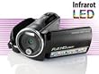 Somikon Full HD Camcorder mit Infrarot (1 -fach opt. Zoom, Flash, LEDs, HDMI)