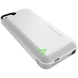 Boostcase BCH1500IP5-WHT Hybrid Snap Case and Attachable 1500mAh Extended Battery Sleeve for iPhone 5 - Retail Packaging - White