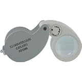 B&A-Loupe de bijoutier avec eclairage LED - puissance 30 x 25mm
