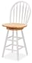 Winsome Natural & White 24" Windsor Bar Stool