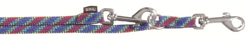  Laisse réglable Mountain Rope (Corde de Montagne), L-XL: 2,00 m/ø 13 mm, bleu/coloré, pour chien