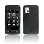 Black Silicone Soft Rubber Case Cover for LG CU920, LG VU CU915 Phone