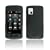 Black Silicone Soft Rubber Case Cover for LG CU920, LG VU CU915 Phone