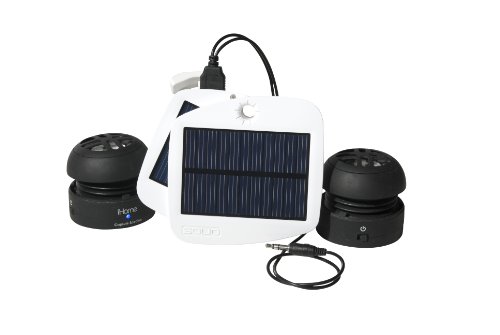 Solio Bolt Battery Pack + Solar Charger (Pearl White)