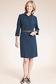 Classic Collection Modal Rich Shirt Dress with Belt