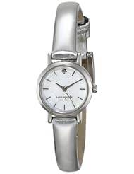 kate spade new york Womens 1YRU0421 Tiny Metro Analog Display Japanese Quartz Silver Watch
