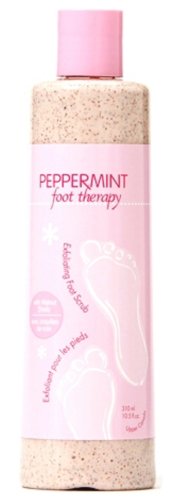 Peppermint By Upper Canada Peppermint Foot Therapy Exfoliating Foot Scrub, 10.5-Ounce Bottle (Pack of 2)