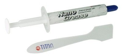 3 Gramm mit Spachtel Waermeleitpaste Titan Nano Grease (TTG-G30030)