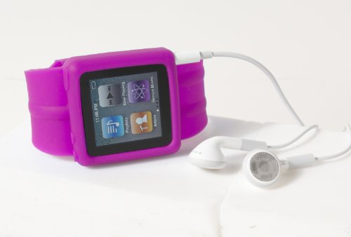 Nanotch Protective Wrist Watch Strap for Apple iPod Nano (6th Gen.) - Pink