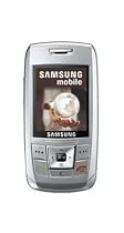 New Samsung E250 Silver Phone Vodafone PAYG