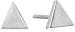 Dogeared It's The Little Things Triangle Stud Earrings