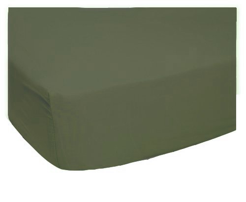 Picture of Cozy SheetWorld Fitted Pack N Play (Graco Square Playard) Sheet - Army Green Jersey Knit - Made In USA PP3636-AGRN (Playard Bedding)
