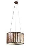 Varaluz Affinity New Bronze Drum Pendant - Three Light