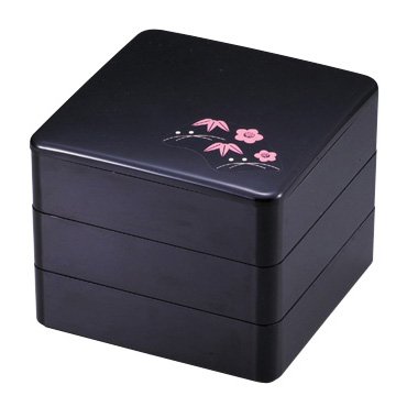 Cover image : パール金属  風花 角型 三段 お重 L D-232