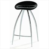 Counterstool 12 Swivel Counter Stool in Black