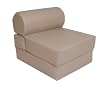 Studio Chair Sleeper Jr. Twin 28" Cobblestone Vinyl By Elite Furniture