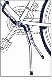 Display Stand Pyramid Bottom Bracket Style