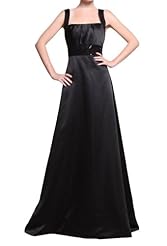 Satin Square Neck Corset   Waistline Sheath Crystal Evening Dress 