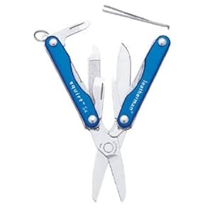 Leatherman 81040012 Squirt S4 Multi-Tool, Glacier Blue, Tin Gift Box by Leatherman