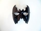 Fledermaus Maske Helloween Gummiband schwarz Karneval