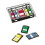 Post-it Flag Organizer, Black, Designer Series, Holds Three 1-Inch or Six 0.5-Inch Flag Dispensers