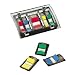 3M DS420 Post-it designer series desktop flag dispenser, 5-5/8x4-1/8dx1-1/4h, clear