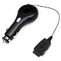 Retractable Rapid Car Charger with IC Chip for Sanyo 8500 Katana DLX, 6650 Katana II, SCP-3200, SCP-7050, M1, SCP-7000, SCP-8400, SCP-6600 Katana, SCP-2400, SCP-3100, MM-7500, MM-9000, RL-4930, MM-8300, VI-2300, SCP-200, MM-5600, MM-7400, RL-4920, SCP-8200 PM-8200, SCP-7300 RL-7300, SCP-5500, VM-4500, SCP-5400, RL-2500, SCP-7200 RL-7200, SCP-810