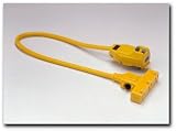 Shock Stopper Portable Ground Fault Circuit Interrupter, 12/3 gauge, 2 ft cord