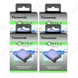 1 Year Supply of Panasonic WES035P-4PACK Vortex Hydraclean Cartridges, 12 Cartridges