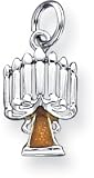 Menorah Charm, Sterling Silver