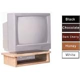 TV and VCR Swivel Base - Wood - Natural Finish (Natural) (5.5h x 20w x 13d)