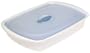 CorningWare French White 9-by-13-Inch Oblong with Plastic Cover