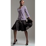 TRIMMED CARDIGAN WITH DRAWSTRING WAIST at Lafayette 148